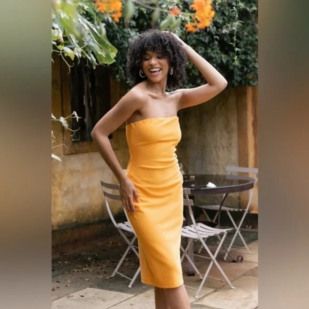Petal & Pup Vibrant Orange Dress